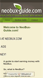 Mobile Screenshot of neobux-guide.com
